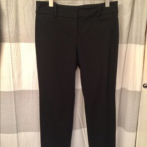 Ann Taylor LOFT Black Cropped Dress Pants